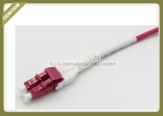 China 10G OM4 Duplex Fiber Patch Cord Uniboot Type For Local Area Network supplier