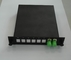 LGX Metal Fiber Optic Splitter Box 1x4 1x8 1x16  , Optical PLC Splitter supplier